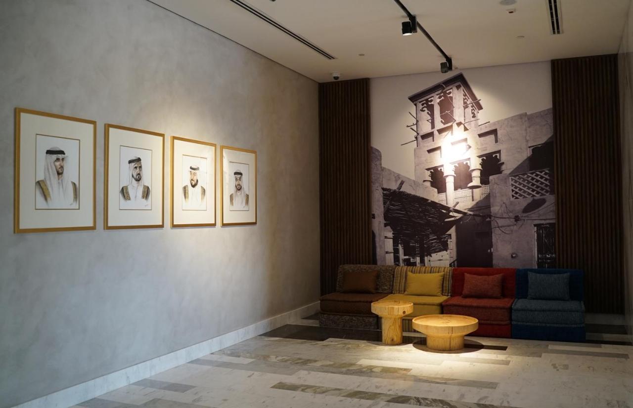 Movenpick Jumeirah Village Triangle Dubai Buitenkant foto The lobby of the hotel